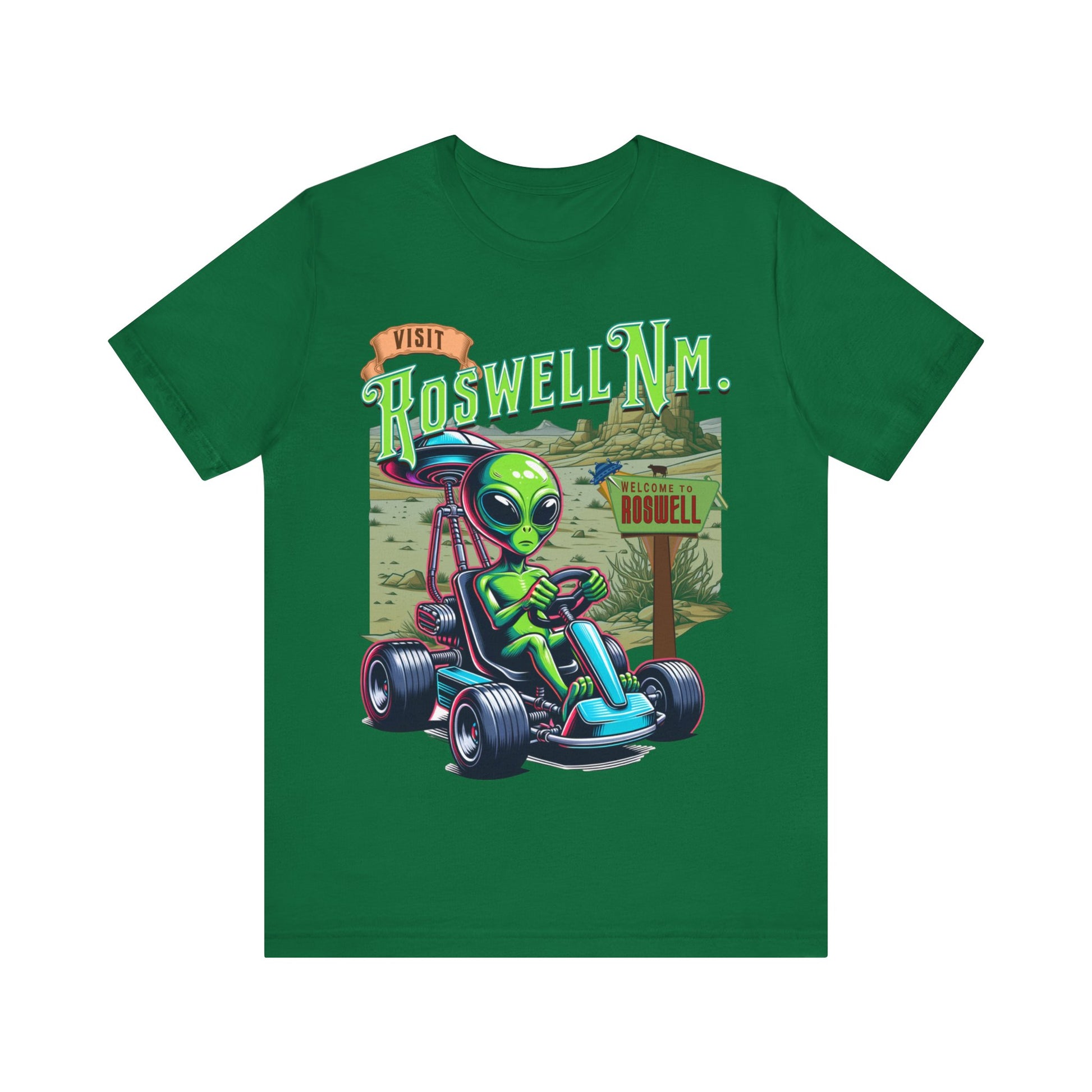 Visit Roswell New Mexico - Unisex Jersey Short Sleeve Tee.