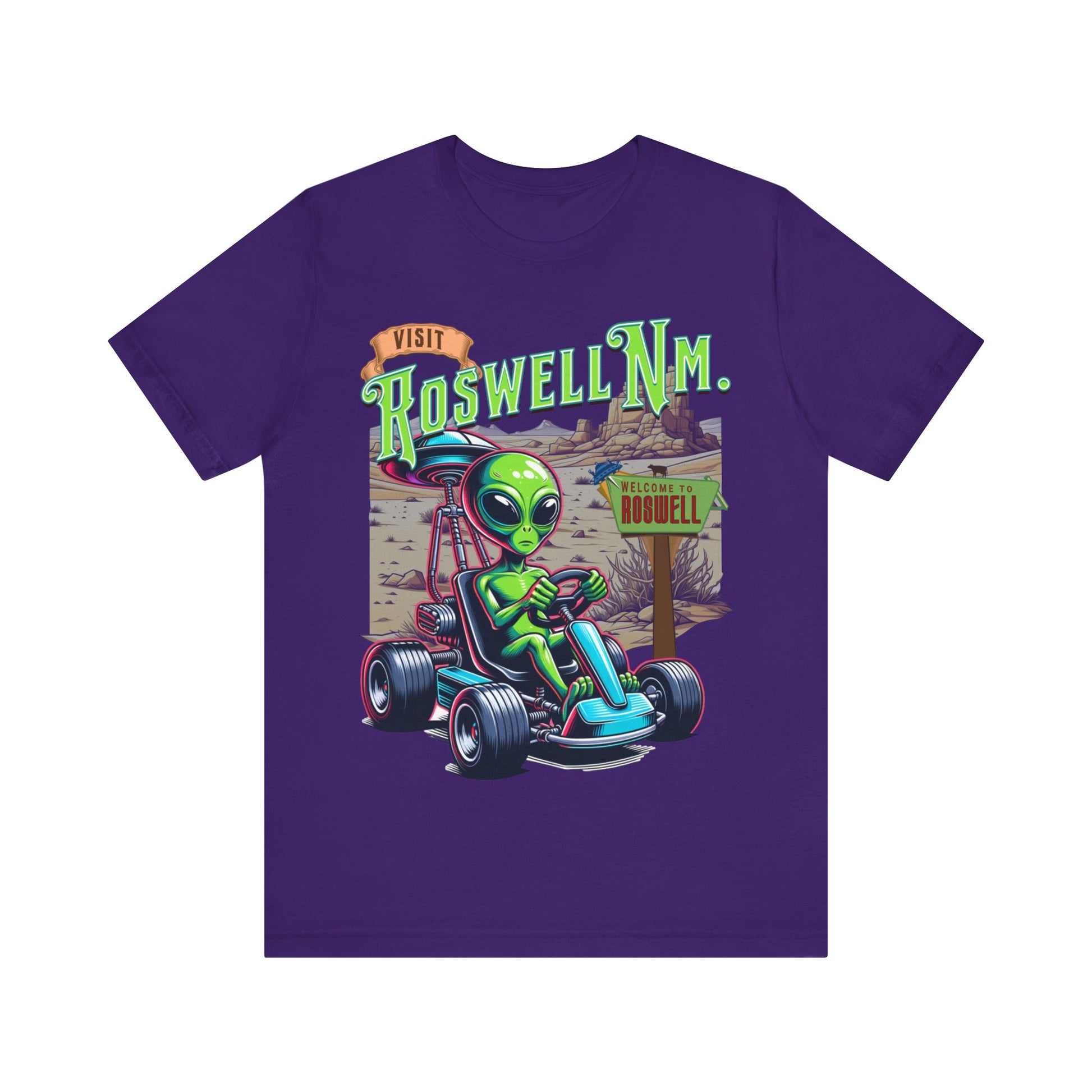 Visit Roswell New Mexico - Unisex Jersey Short Sleeve Tee.