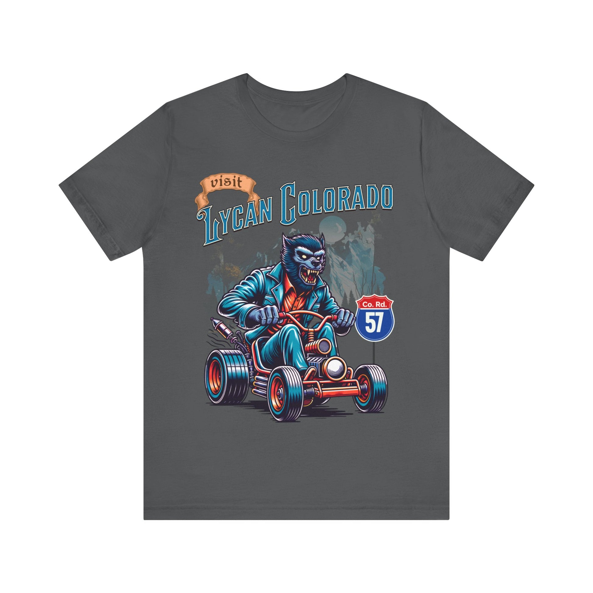 Visit Lycan Colorado - Unisex Jersey Short Sleeve Tee.