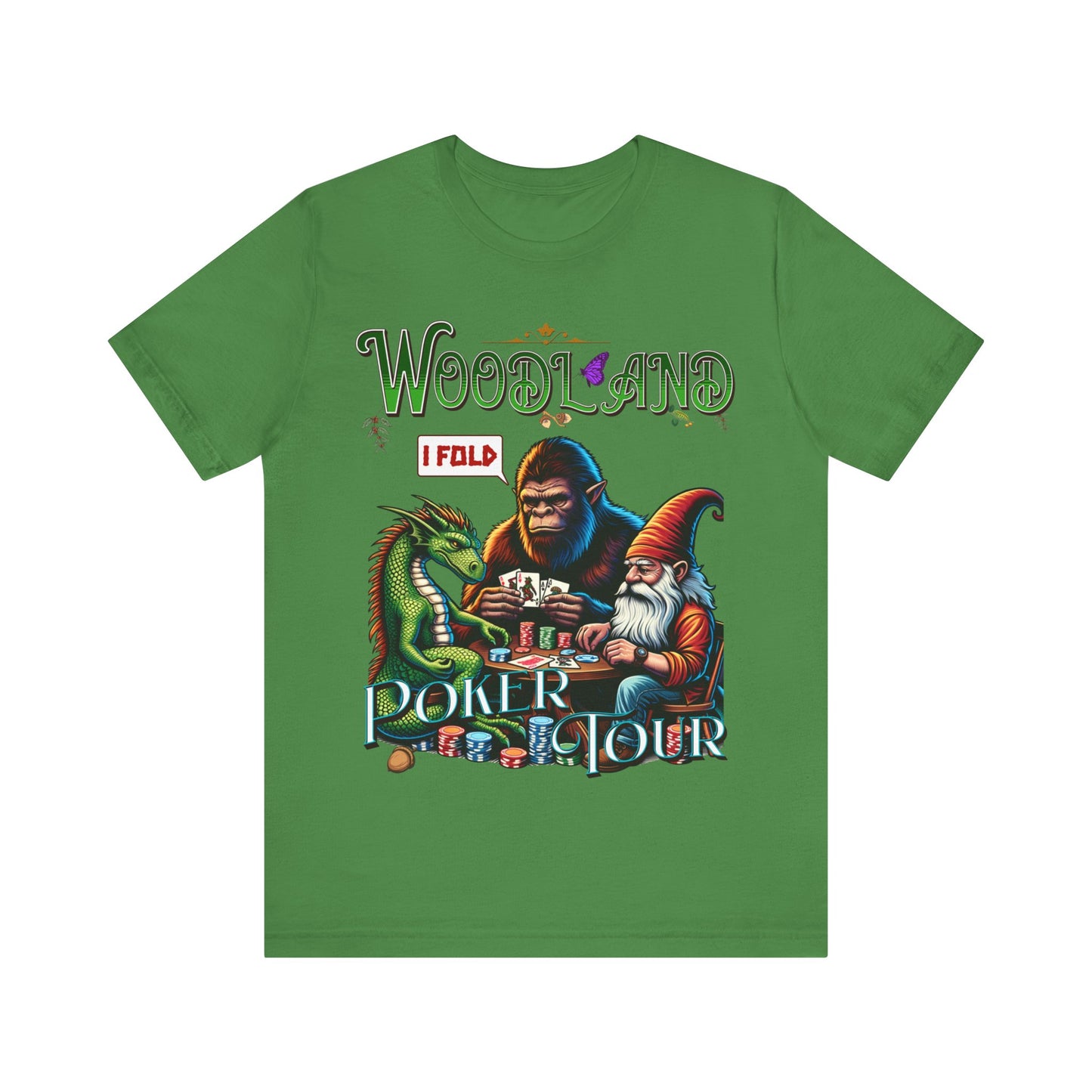 Woodland Poker Tour - Unisex Jersey Short Sleeve Tee.