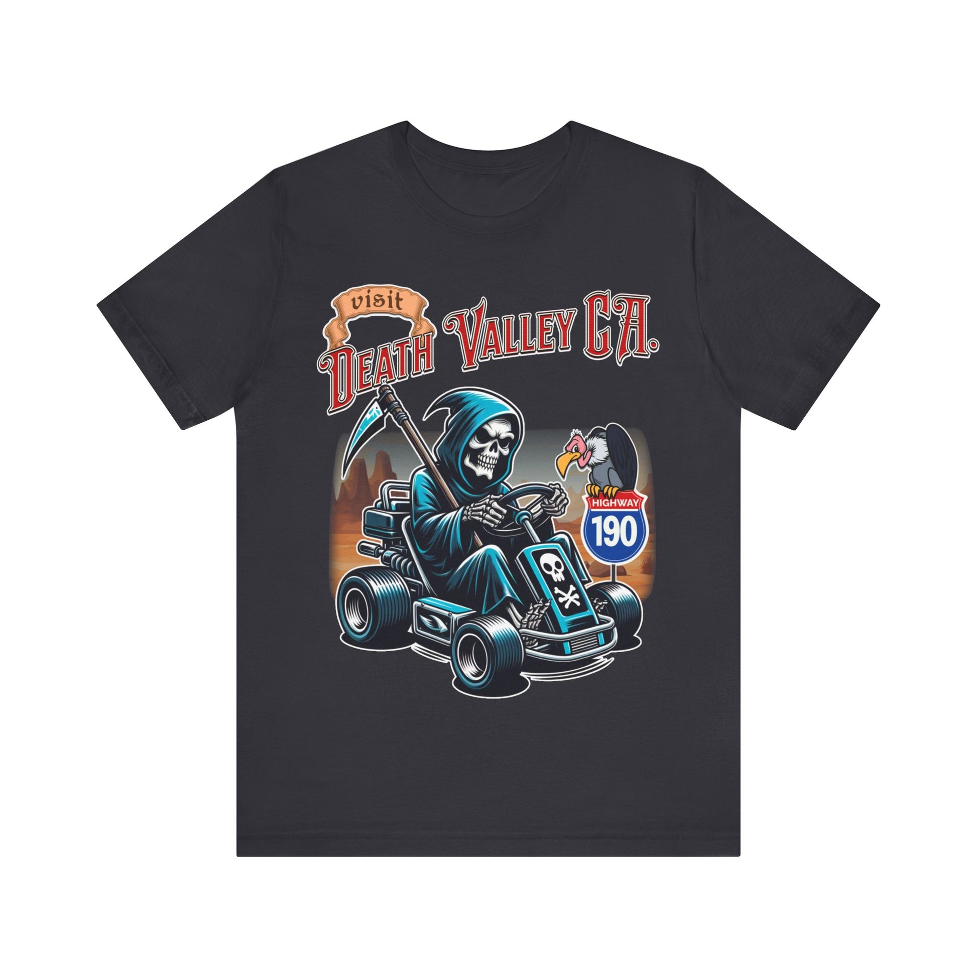 Visit Death Valley California - Unisex Jersey Short Sleeve Tee.