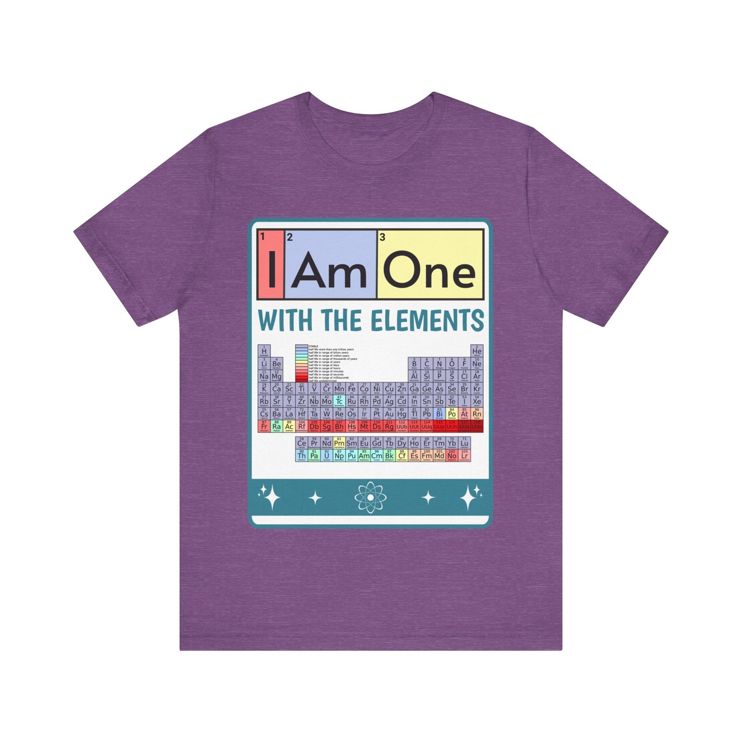 I Am One with the Elements - Unisex Jersey Short Sleeve Tee.