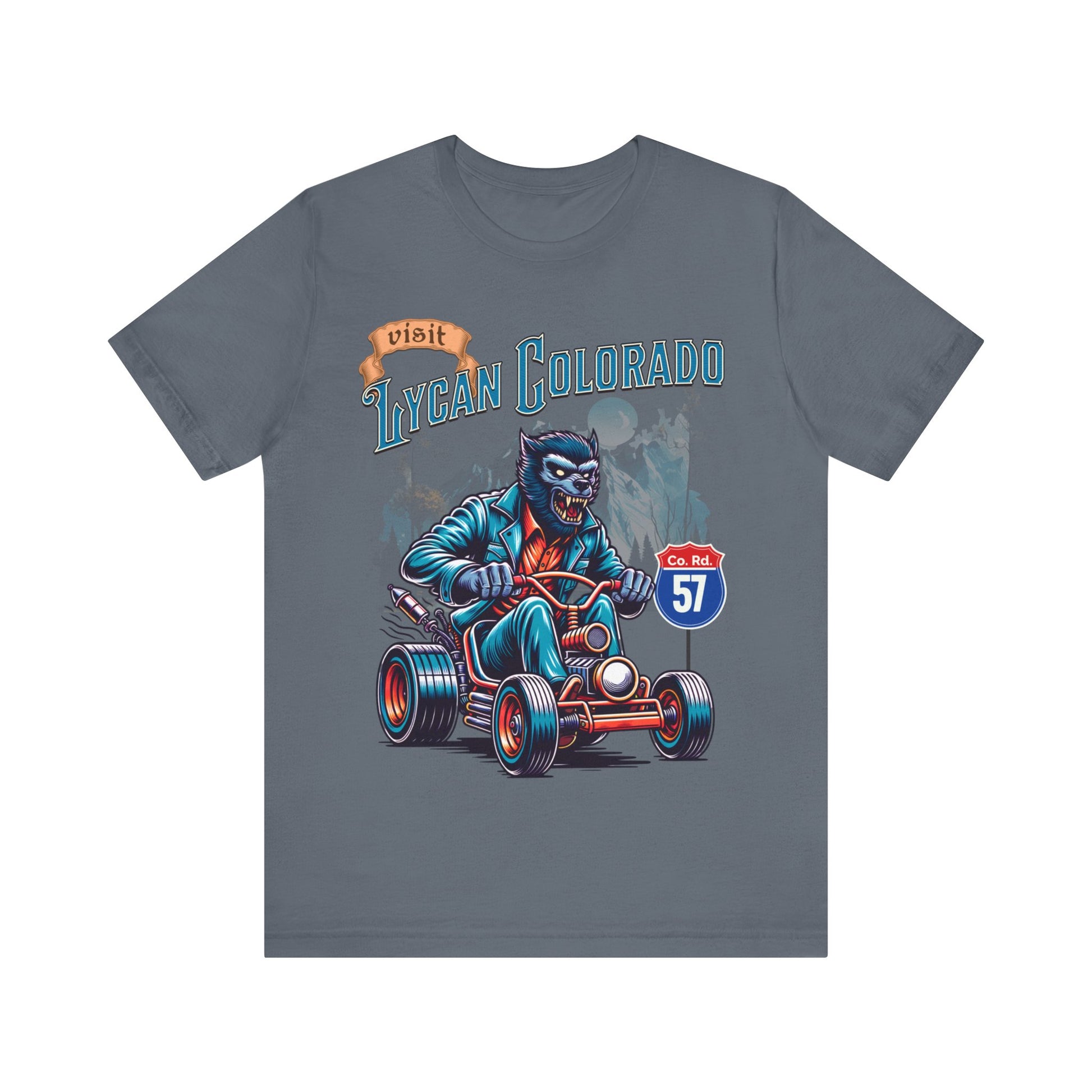 Visit Lycan Colorado - Unisex Jersey Short Sleeve Tee.