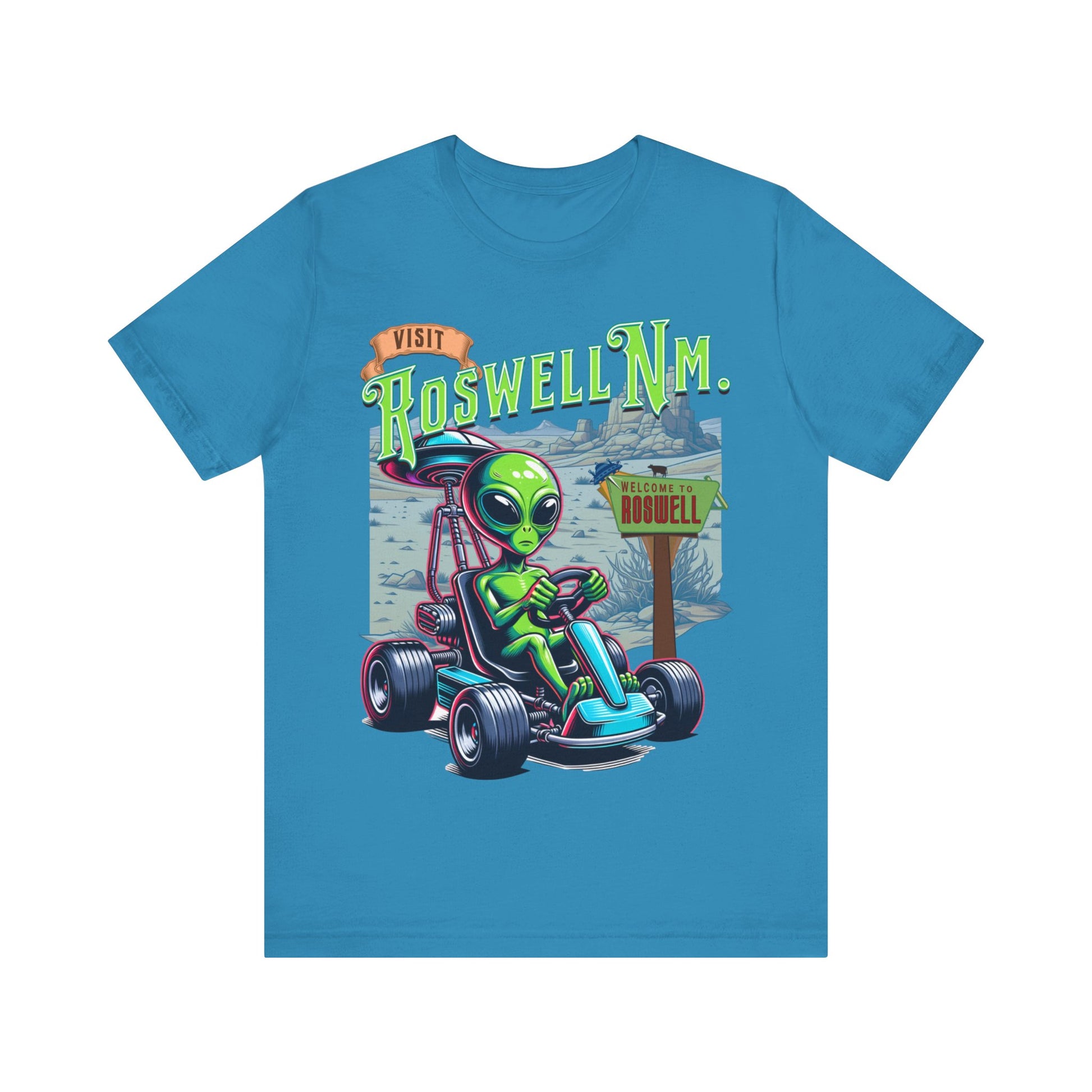Visit Roswell New Mexico - Unisex Jersey Short Sleeve Tee.