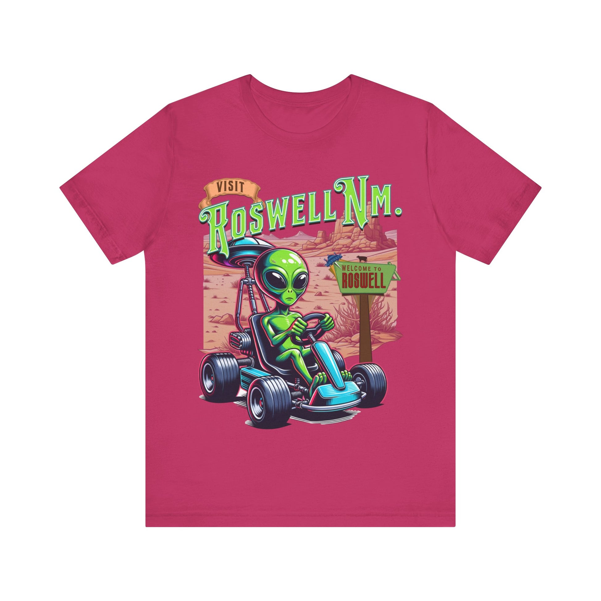 Visit Roswell New Mexico - Unisex Jersey Short Sleeve Tee.