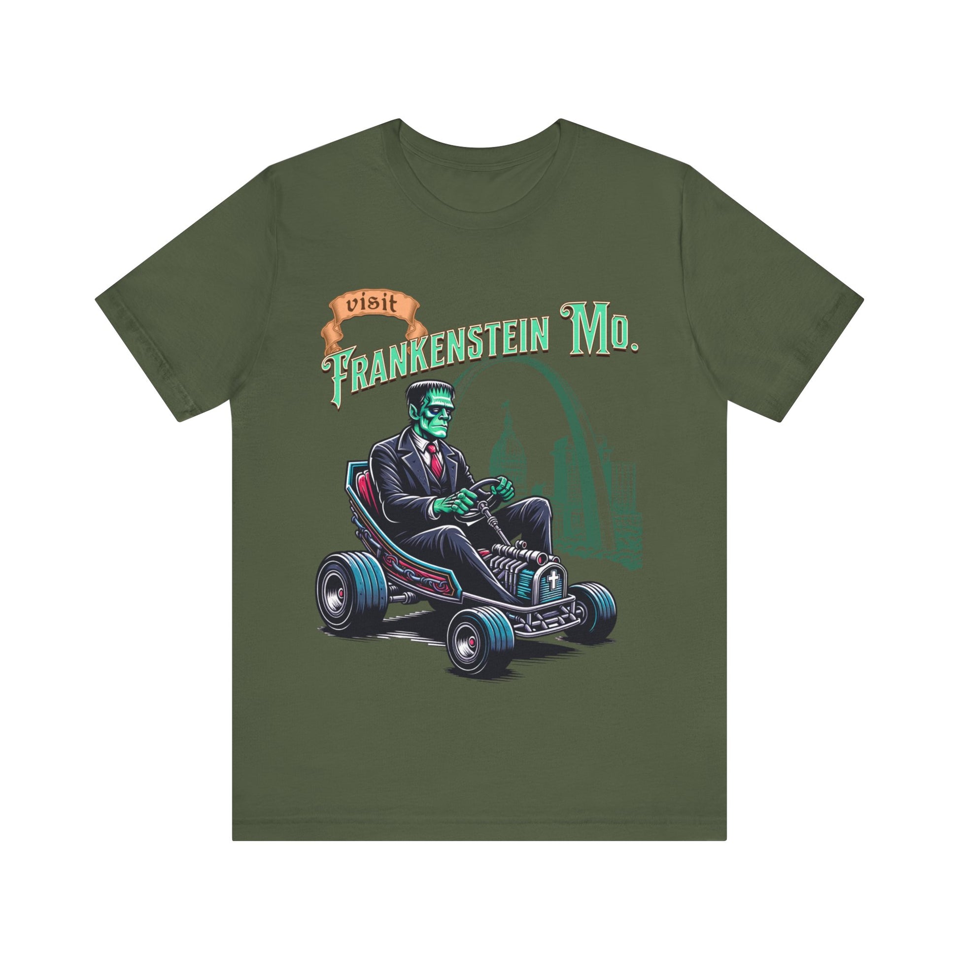 Visit Frankenstein Missouri - Unisex Jersey Short Sleeve Tee.