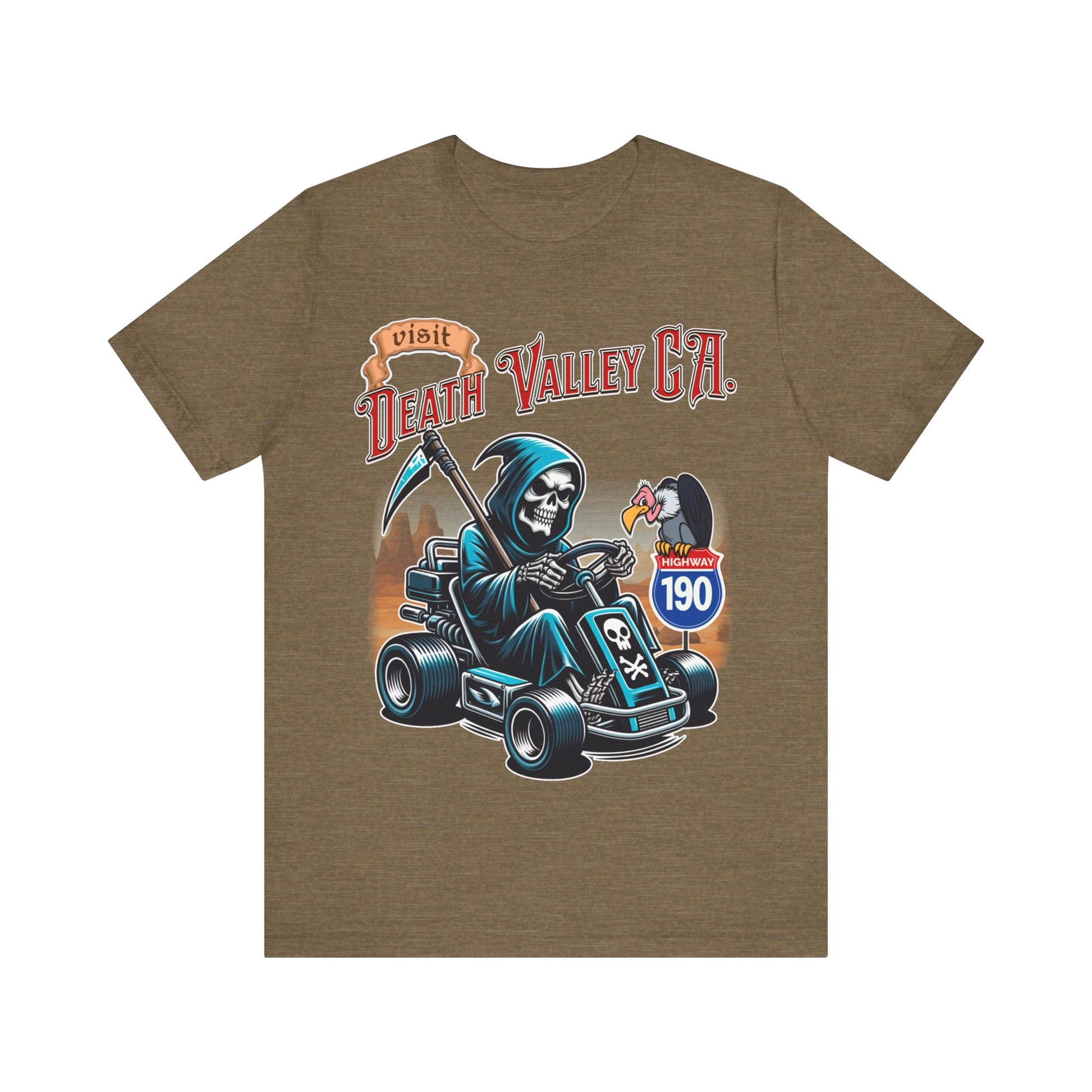 Visit Death Valley California - Unisex Jersey Short Sleeve Tee.