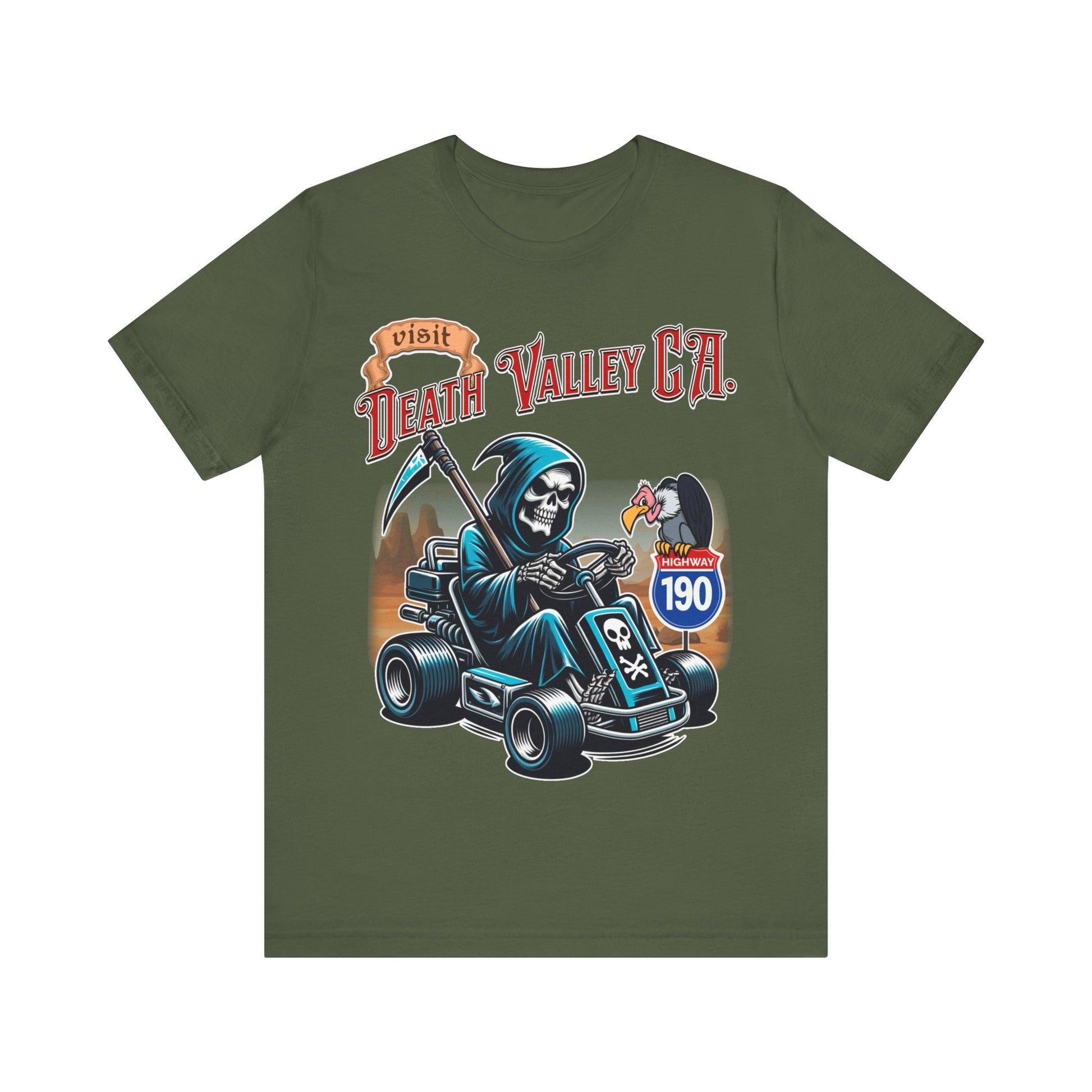 Visit Death Valley California - Unisex Jersey Short Sleeve Tee.