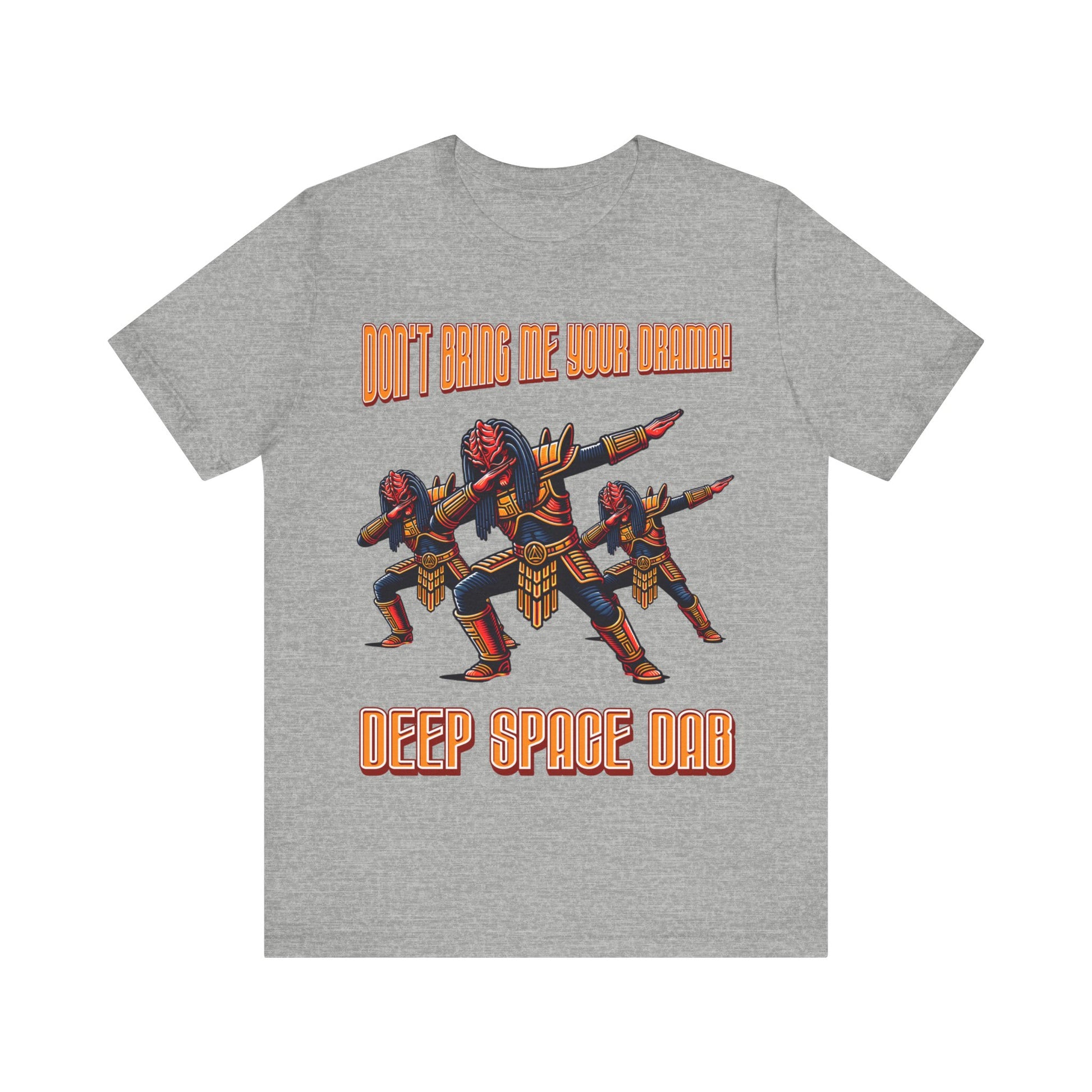 "Dance into the cosmos with our 'Deep Space Dab' tee. Elevate your style with this cosmic twist on a classic move. Shop now and make a stellar statement!"