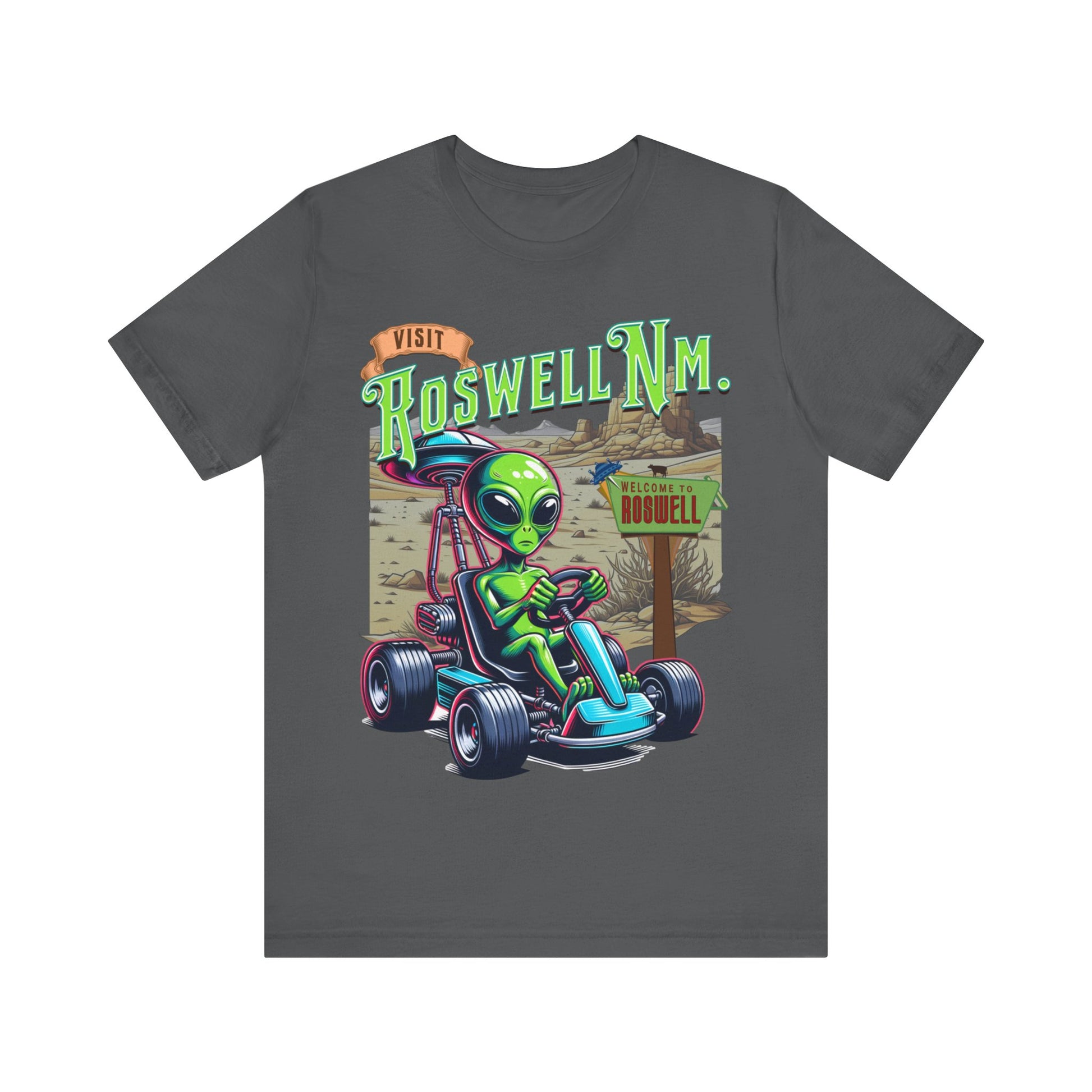 Visit Roswell New Mexico - Unisex Jersey Short Sleeve Tee.